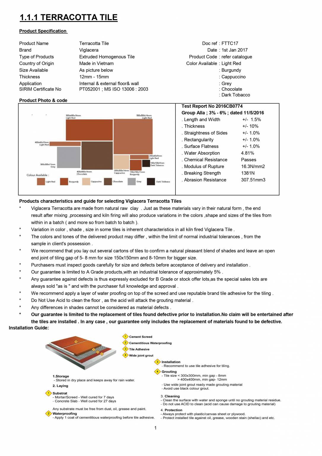 Terracotta Black Core | | Terracotta Tile & GNG Tile Malaysia