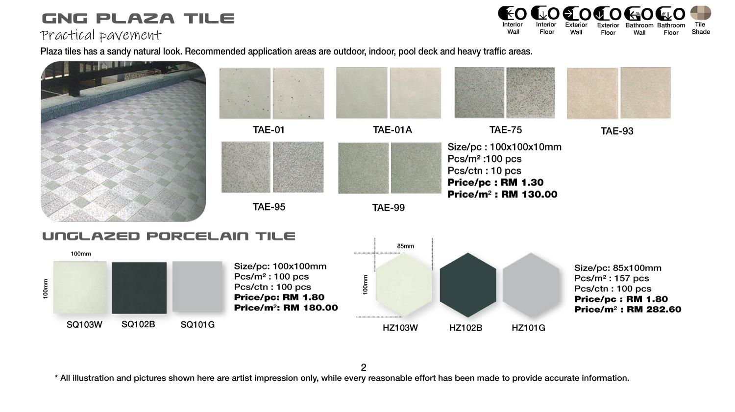 GNG Plaza Tile | Malaysia Manufactured Tiles & Mosaic