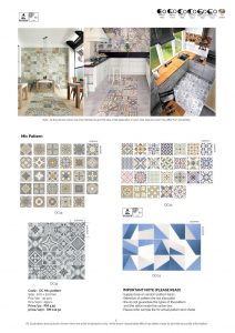 Mix Pattern - Malaysia Manufactured Tiles & Mosaic