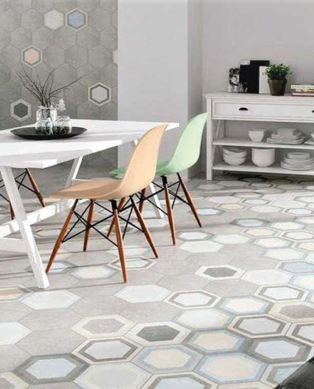 Musha Hexagon Floor Tiles