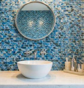 Fusion Glass Pool Tile Mosaic