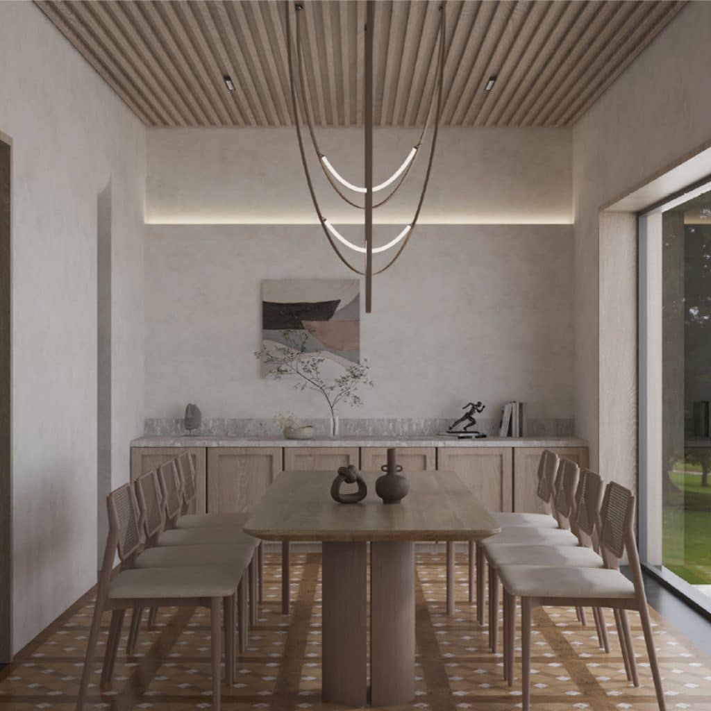 Retro Wooden Tile Kitchen Bathroom