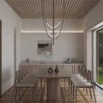 Retro Wooden Tile Kitchen Bathroom