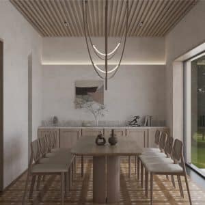 Retro Wooden Tile Kitchen Bathroom