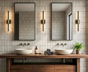 Zellige Tile for kitchen and bathroom walls
